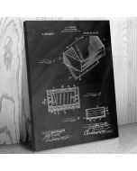 Humidor Cigar Box Patent Canvas Print