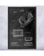 Humidor Cigar Box Patent Framed Print