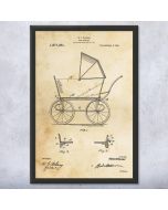 Baby Carriage Patent Framed Print