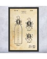 Baby Bottle Patent Framed Print