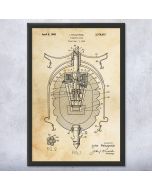 Pineapple Mine Patent Framed Print