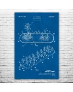 Hydroponic Planter Patent Print Poster
