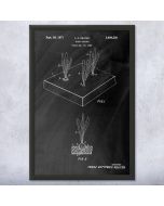 Plant Germination Tray Patent Framed Print