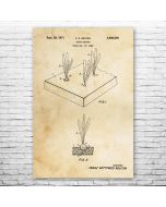 Plant Germination Tray Patent Print Poster