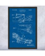 Tow Truck Lift Patent Framed Print