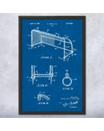 Soccer Goal Patent Framed Print