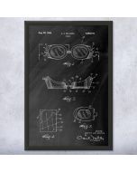 Swimming Goggles Patent Framed Print
