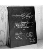 Guided Missile Patent Canvas Print