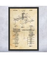 Tower Crane Patent Framed Print