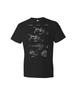 M249 SAW Machine Gun T-Shirt