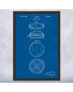 Petri Dish Patent Framed Print