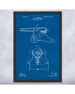 Breech Cannon Patent Framed Print