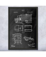 Vintage Ambulance Patent Framed Print