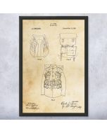 WW1 Field Uniform Patent Framed Print