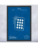 Playing Cards Patent Framed Print
