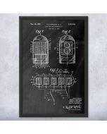 Nixie Tube Patent Framed Print