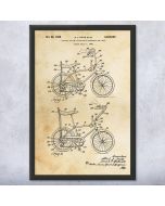 Stingray Bike Patent Framed Print