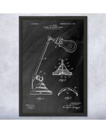 Desk Lamp Patent Framed Print
