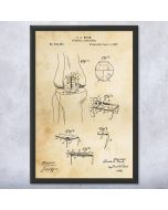 Bone Screw Patent Framed Print