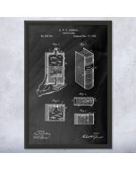 Hidden Flask Patent Framed Print