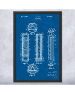 Kaleidoscope Patent Framed Print