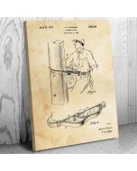 Linemans Belt Patent Canvas Print