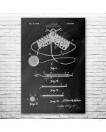 Knitting Needles Patent Print Poster