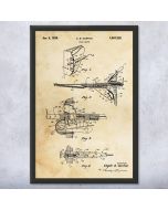 Coin Chute Patent Framed Print