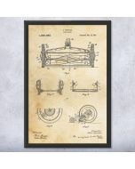 Reel Lawn Mower Patent Framed Print