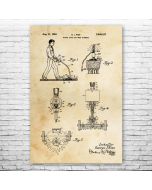 Grass Trimmer Patent Print Poster