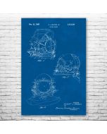 Diving Helmet Patent Print Poster