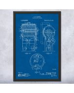 Drum Coffee Roaster Patent Framed Print