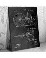 Steam Engine Car Patent Canvas Print