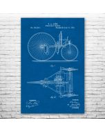 Steam Engine Car Patent Print Poster