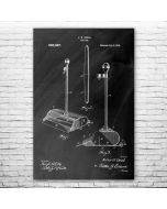 Dustpan & Handle Patent Print Poster