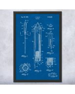 Sky Rocket Patent Framed Print