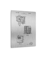 Air Conditioner Patent Metal Print