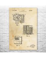 Air Conditioner Patent Print Poster