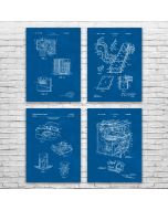 HVAC Patent Posters Set of 4