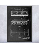 Cinder Block Patent Framed Print
