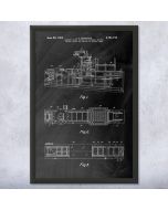 Cinder Block Machine Patent Framed Print