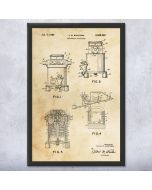 Anesthetic Vaporizer Patent Framed Print