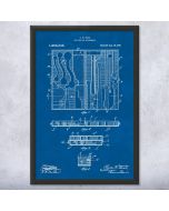 Automotive Tool Box Patent Framed Print