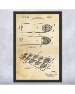 Press On Nails Patent Framed Print