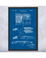 Telephone Switchboard Patent Framed Print