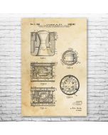 Particle Velocity Detector Patent Print Poster