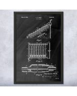 Solar Heater Patent Framed Print