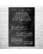 Solar Panel Patent Print Poster