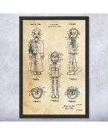 Ventriloquist Dummy Patent Framed Print
