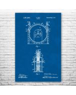 Nikola Tesla Turbine Patent Print Poster